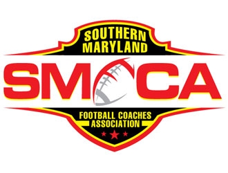 Southern Maryland Football Coaches Association logo design by shere