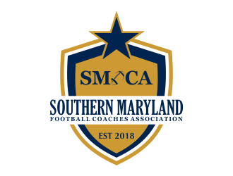 Southern Maryland Football Coaches Association logo design by beejo
