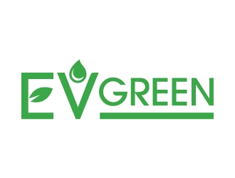 EV GREEN logo design by kgcreative
