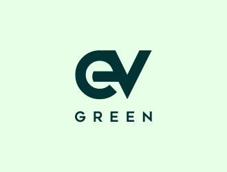 EV GREEN logo design by AisRafa