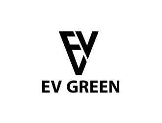 EV GREEN logo design by harshikagraphics