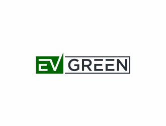 EV GREEN logo design by ammad