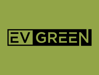 EV GREEN logo design by oke2angconcept
