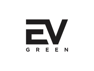 EV GREEN logo design by Fear