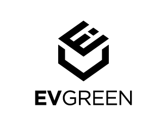 EV GREEN logo design by uyoxsoul