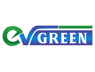 EV GREEN logo design by fawadyk