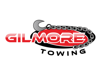 Gilmore Towing logo design by Greenlight