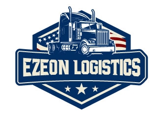 EZEON LOGISTICS logo design by AYATA
