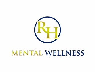 RH Mental Wellness logo design by oke2angconcept