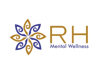 RH Mental Wellness logo design by cikiyunn