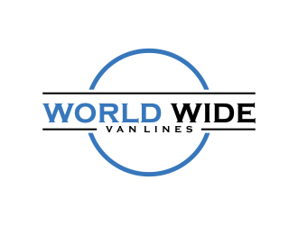 world wide van lines  logo design by oke2angconcept