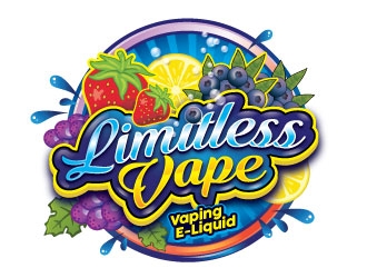 Limitless Vape logo design by REDCROW