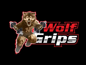 Wolf Grips logo design by MAXR