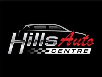 Hills Auto Centre logo design by MAXR