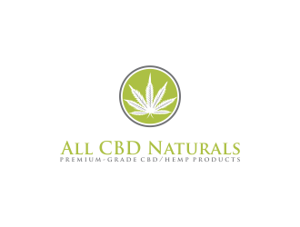 All CBD Naturals, LLC logo design by oke2angconcept