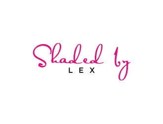Shaded by Lex logo design by rief