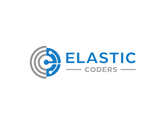 Elastic Coders logo design by luckyprasetyo