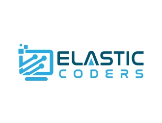 Elastic Coders logo design by jaize