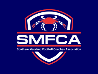 Southern Maryland Football Coaches Association logo design by AisRafa