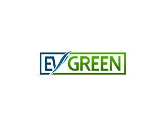 EV GREEN logo design by WooW