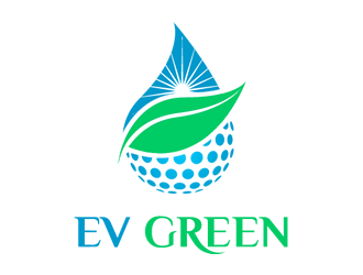 EV GREEN logo design by Coolwanz