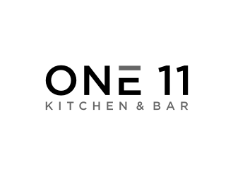 One 11 Kitchen & Bar logo design by asyqh