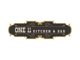 One 11 Kitchen & Bar logo design by AYATA