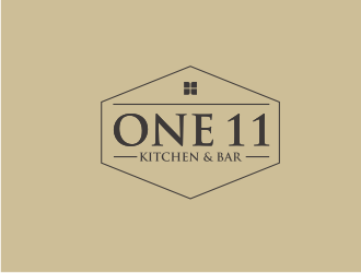 One 11 Kitchen & Bar logo design by narnia