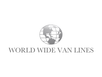 world wide van lines  logo design by BlessedArt