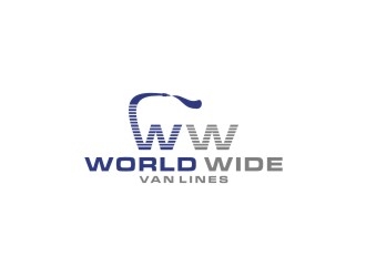world wide van lines  logo design by bricton