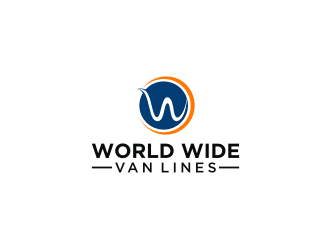 world wide van lines  logo design by ohtani15
