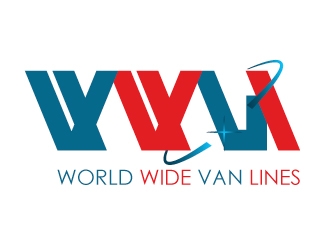 world wide van lines  logo design by savvyartstudio