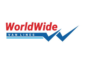 world wide van lines  logo design by Thoks