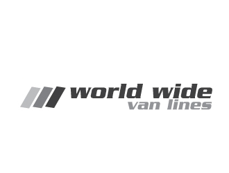 world wide van lines  logo design by limo