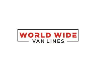 world wide van lines  logo design by Kanya