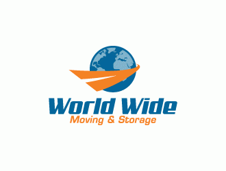 world wide van lines  logo design by lestatic22