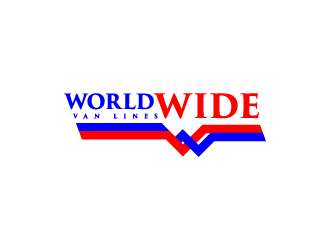 world wide van lines  logo design by hwkomp