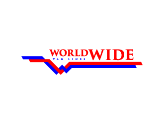 world wide van lines  logo design by hwkomp