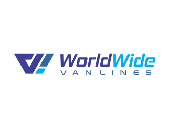 world wide van lines  logo design by AisRafa