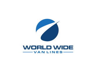 world wide van lines  logo design by RIANW