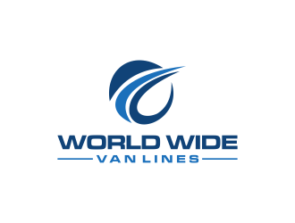 world wide van lines  logo design by RIANW