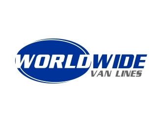 world wide van lines  logo design by onetm