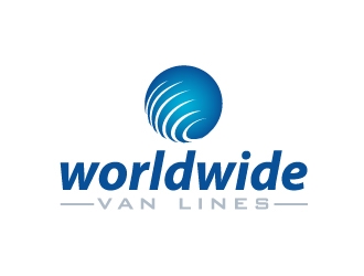 world wide van lines  logo design by Marianne
