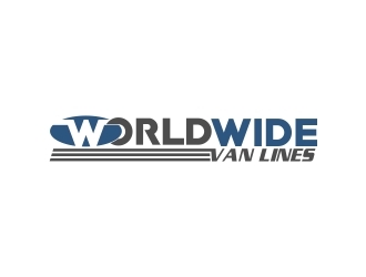 world wide van lines  logo design by onetm