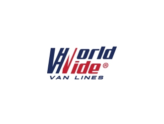 world wide van lines  logo design by Eliben