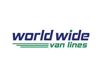 world wide van lines  logo design by arwin21