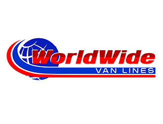 world wide van lines  logo design by 3Dlogos