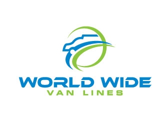 world wide van lines  logo design by riezra