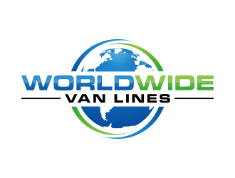 world wide van lines  logo design by lexipej