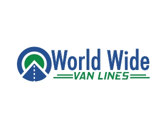 world wide van lines  logo design by Roma